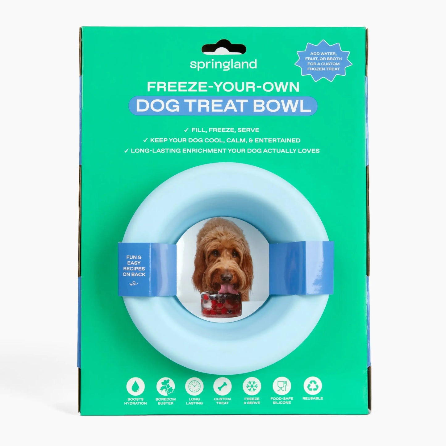 Customizable Frozen Dog Treat Bowl