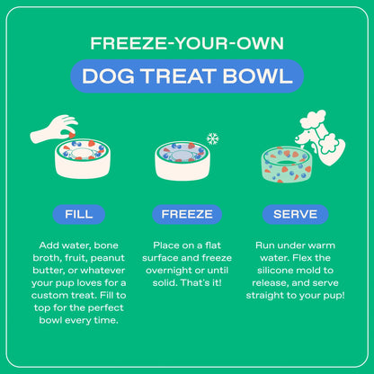 Customizable Frozen Dog Treat Bowl
